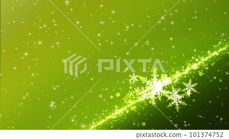 Snowflakes and glitter flutter on a colored background Snowflakes and glitter flutter on a colored background 101374752
