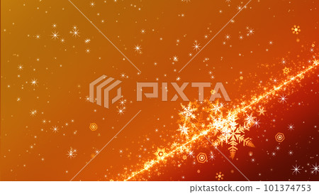 Snowflakes and glitter flutter on a colored background Snowflakes and glitter flutter on a colored background 101374753