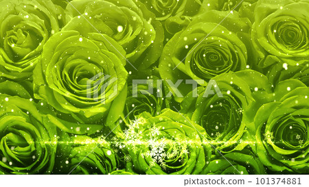 Snowflakes and glitter dance on the background of roses (with text space) Snowflakes and glitter dance on the background of roses (with text space) 101374881