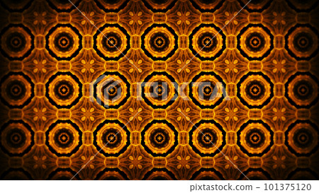 An image in which patterns repeat like a mandala or kaleidoscope 101375120