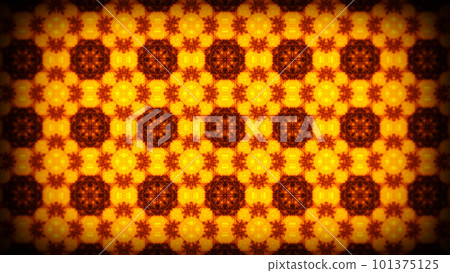 An image in which patterns repeat like a mandala or kaleidoscope 101375125