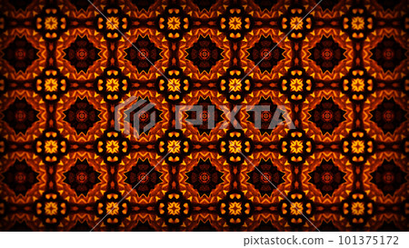 An image in which patterns repeat like a mandala or kaleidoscope 101375172