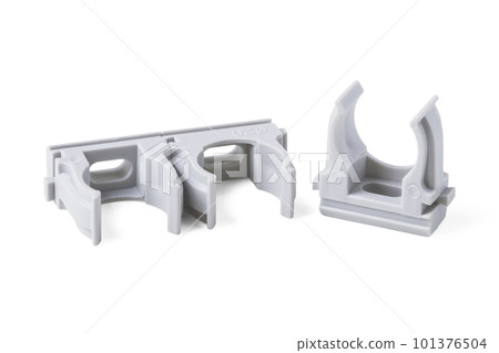 Plastic clips for laying pipes Plastic clips for laying pipes 101376504