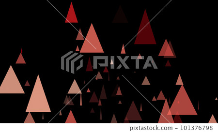 黑色背景上出現三角形 黑色背景上出現三角形 101376798