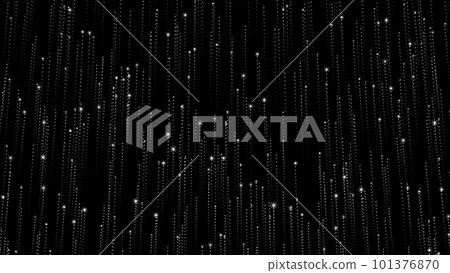 Glittering particles rising on a black background, particles 101376870