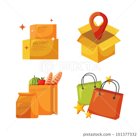 delivery icon elements for delivery concept vector illustration 101377332