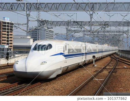 N700S Nozomi passing through Himeji Station 101377862