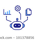 Image of AI chatbot usage scene 101378856