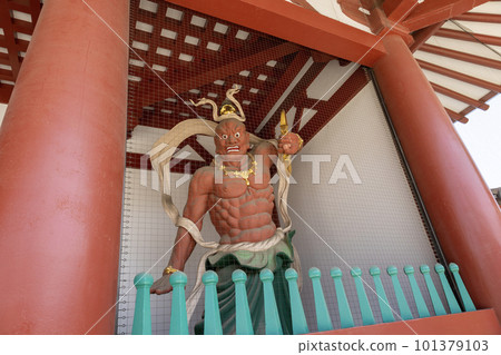 大阪四天王寺奈良亞納金剛力士仁王像（攝於2023年4月4日） 101379103