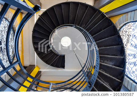 interior design of the interior of the stairs 101380587