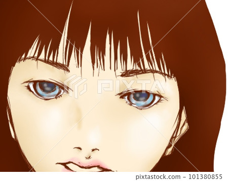 Close-up of a mysterious woman Close-up of a mysterious woman 101380855