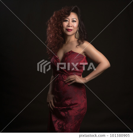 Woman in a party dress AI image Woman in a party dress AI image 101380905