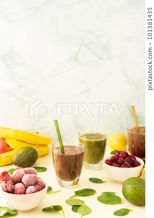 Healthy breakfast smoothie Healthy breakfast smoothie 101381435