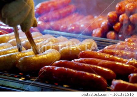 台灣夜市特產台灣香腸Kogu 101381510