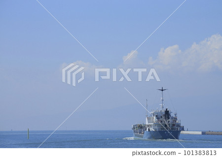 貨船離開Oiketa City Miike Port, 貨船離開Oiketa City Miike Port, 101383813