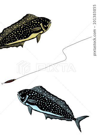 海豚魚,一個簡單的魚圖 海豚魚,一個簡單的魚圖 101383855