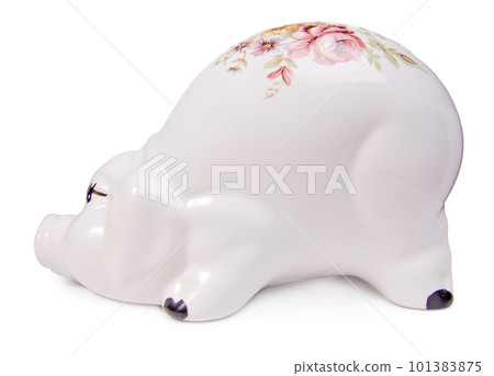 piggy bank isolated on white background 101383875