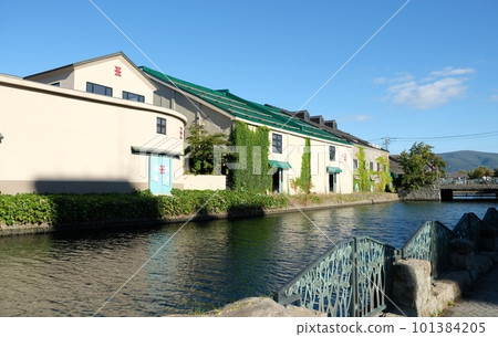 小樽運河的複古街景 小樽運河的複古街景 101384205