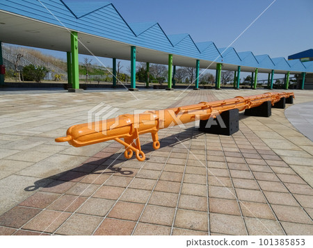 海王丸公園的船形長凳 101385853