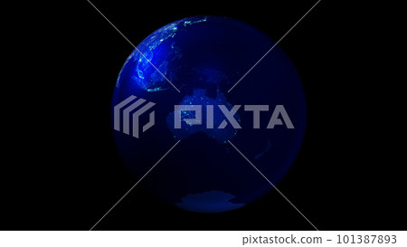 The night half of the Earth from space showing Australia and Antarctica. The night half of the Earth from space showing Australia and Antarctica. 101387893