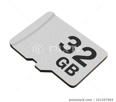 Memory card with 32 GB capacity, MicroSD flash storage disc 101387984