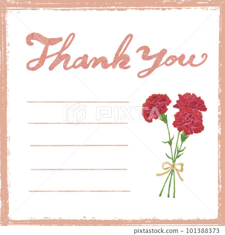 Mother's Day red carnation message card square horizontal ruled lines Mother's Day red carnation message card square horizontal ruled lines 101388373