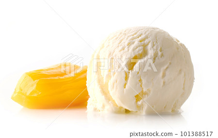 scoop of jackfruit ice cream scoop of jackfruit ice cream 101388517