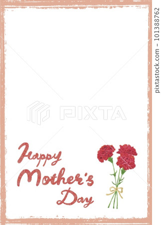 Mother's Day red carnation card Happy Mother's Day Mother's Day red carnation card Happy Mother's Day 101388762
