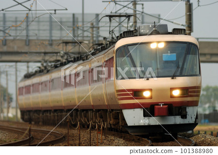 北陸本線加賀-笠間-三河JR西485系列A06編隊(京都)雷長 101388980