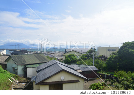 JR九州指宿枕崎線鹿兒島中央站～指宿站之間的風景（2022年夏） 101389683