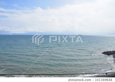 JR九州指宿枕崎線鹿兒島中央站～指宿站之間的風景（2022年夏） 101389688