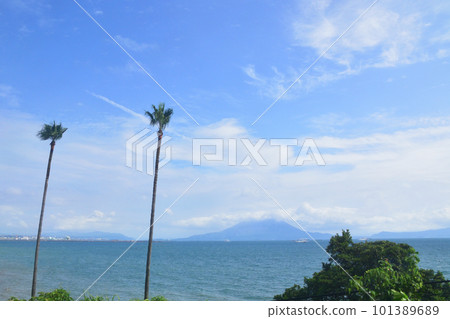 JR九州指宿枕崎線鹿兒島中央站～指宿站之間的風景（2022年夏） 101389689