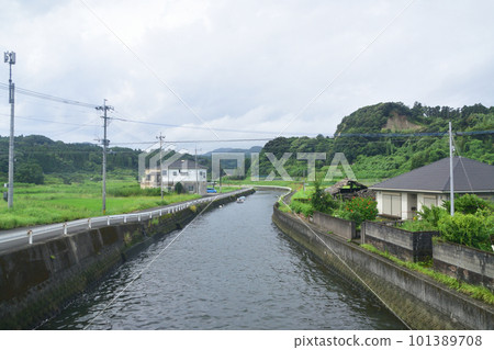 JR九州指宿枕崎線鹿兒島中央站～指宿站之間的風景（2022年夏） 101389708