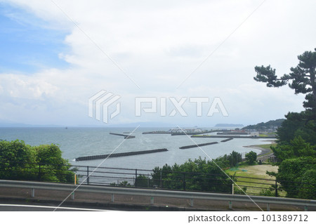 Scenery between Kagoshima Chuo Station and Ibusuki Station on the JR Kyushu Ibusuki Makurazaki Line (Summer 2022) 101389712