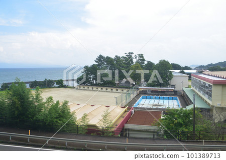JR九州指宿枕崎線鹿兒島中央站～指宿站之間的風景（2022年夏） 101389713