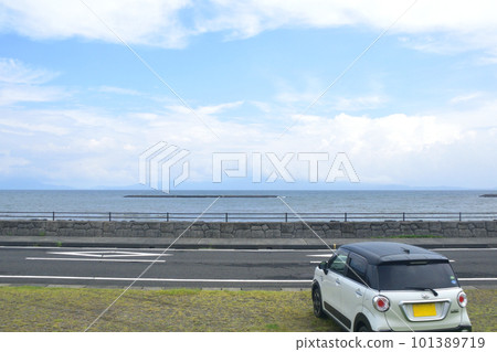 JR九州指宿枕崎線鹿兒島中央站~指宿站之間的風景(2022年夏) JR九州指宿枕崎線鹿兒島中央站~指宿站之間的風景(2022年夏) 101389719