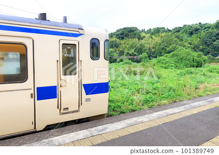 JR九州指宿枕崎線鹿兒島中央站～指宿站之間的風景（2022年夏） 101389749