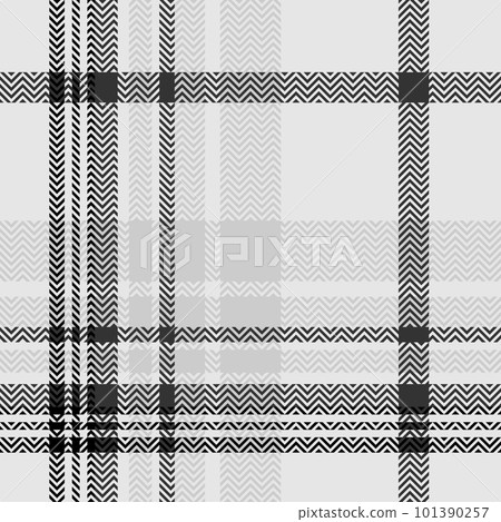 Black and white plaid seamless pattern. 101390257