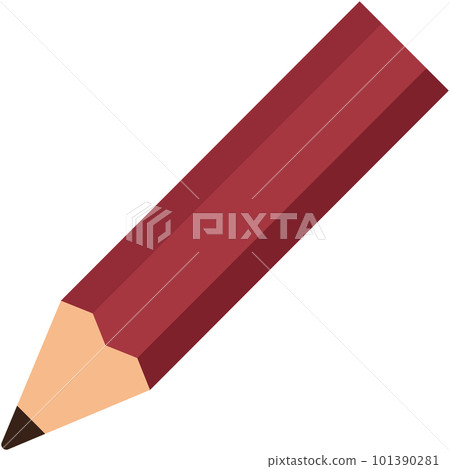 Illustration of a simple pencil (brown) Illustration of a simple pencil (brown) 101390281