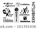 Simple minimalistic design of the exhibition logo 101391436