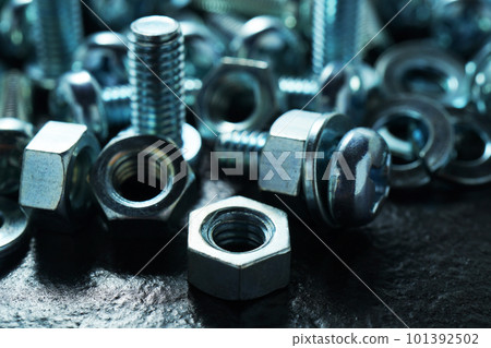 許多螺絲、六角螺母、墊圈 101392502