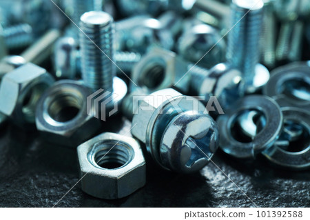 Lots of screws, hex nuts, washers Lots of screws, hex nuts, washers 101392588