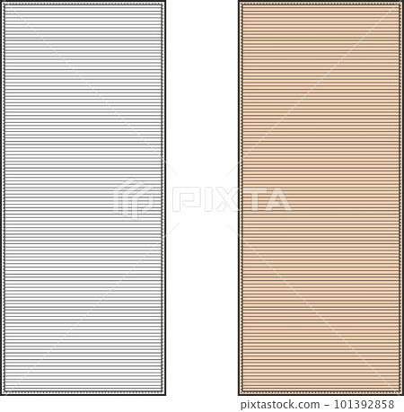 Beach mat or carpet. Vector illustration. Beach mat or carpet. Vector illustration. 101392858