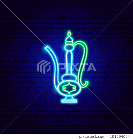 Arabic Jug Neon Sign Arabic Jug Neon Sign 101394094