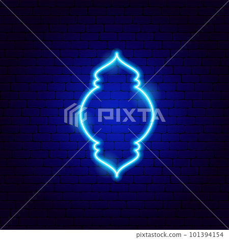 Arabic Decoration Neon Sign 101394154