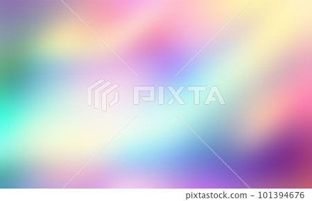 Holographic Foil. Iridescent vector background. Fantasy colorful card 101394676