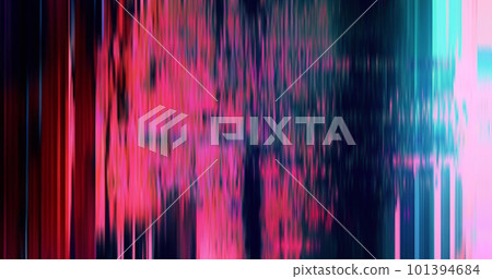 Trendy glitch pattern on dark background. Modern style vector. Abstract geometric elements 101394684