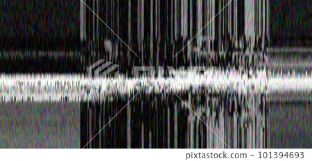 Trendy glitch pattern on dark background. Modern style vector. Abstract geometric elements 101394693