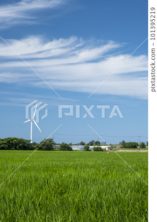 風車風景（鳥取縣北永町） 101395219