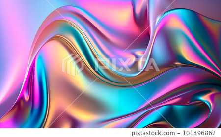 極光色金屬背景“AI生成圖像” 101396862